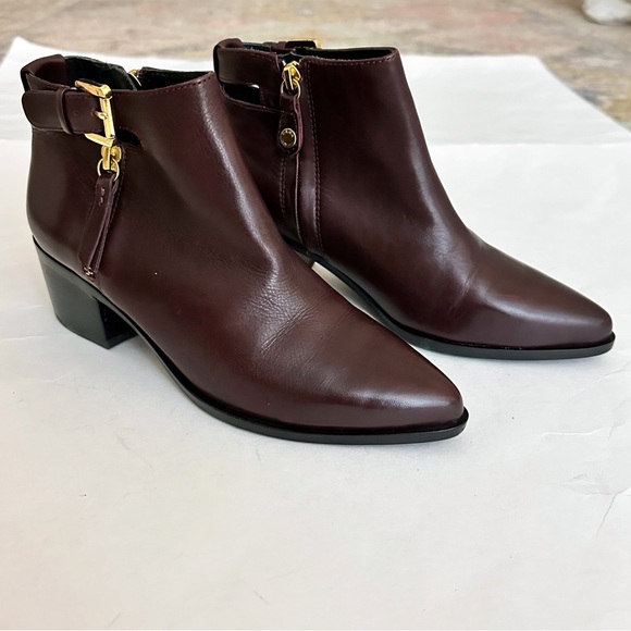 Geox Lia Ox Blood Leather Ankle Bootie Size 36 / 5.5 - Picture 11 of 11